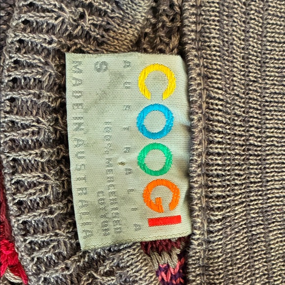 Vintage circa 1990 COOGI Multicolor Red Knit Ensemble Sweater and Skirt Size S - Picture 2 of 16